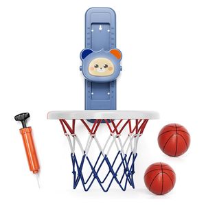  EPPO X001TMNBD - Indoor Mini Basketball Hoop - Adjustable Height Audio Scoreboard - 15.4 × 11 inches - Blue 