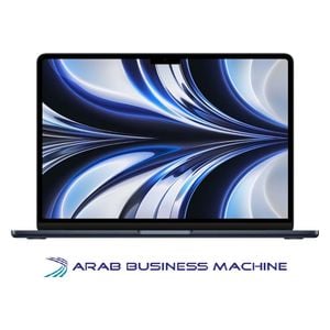  لابتوب ابل ماك بوك اير 13.6-انج ( شريحة M2 - وحدة معالجة 8 - ذاكرة 8كيكابايت - تخزين 512كيكابايت SSD - كارت الشاشة 8-core )  اسود 