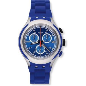  Swatch Watch YYS4017AG For Unisex - Analog Display, Aluminium Band - Blue 