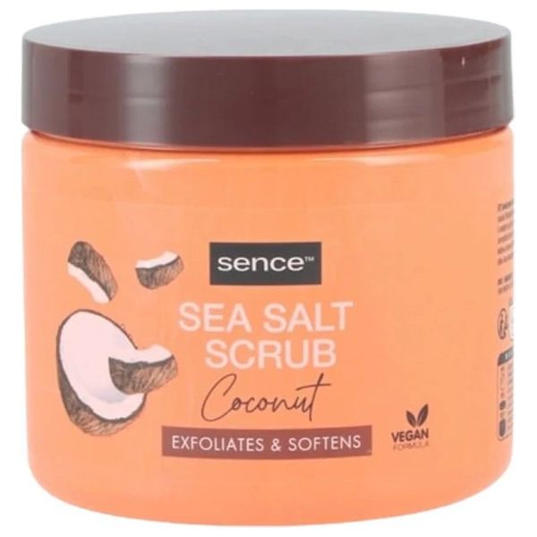 سينس بيوتي مقشر الجسم بملح البحر وجوز الهند ,500 غم