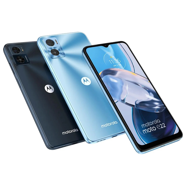 موتورولا Moto E22 - دبل سيم - 64كيكابايت