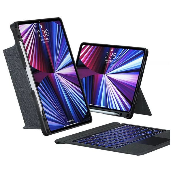  لوحة مفاتيح لاسلكي دبليو اي دبليو يو - Mag Touch iPad Keyboard - 12.9" - اسود 
