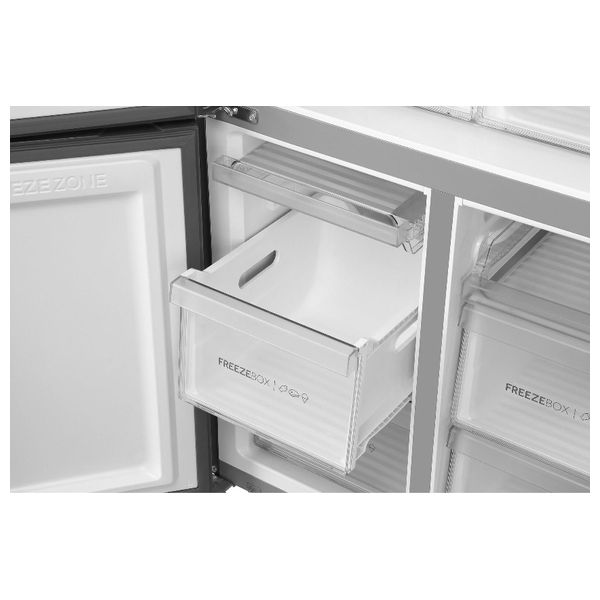  Haier HRF-700BG - 22ft - French Door Refrigerator - Black Glass 