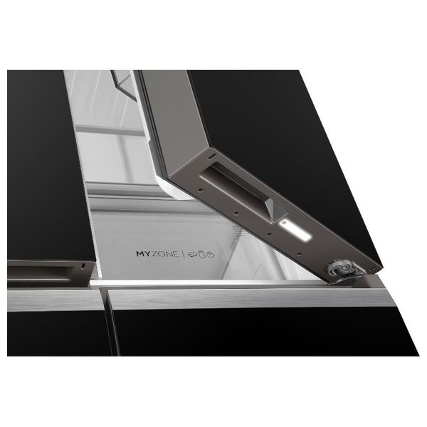  Haier HRF-700BG - 22ft - French Door Refrigerator - Black Glass 