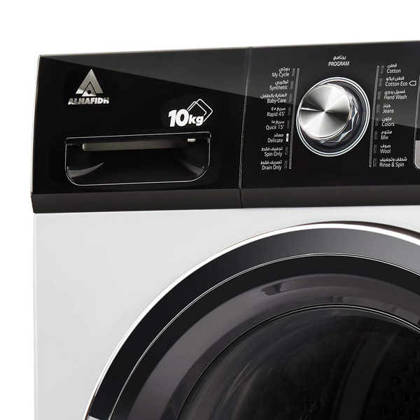 Alhafidh WMHA-1016WFL45 - 10Kg - 1400RPM - Front Loading Washing Machine - White