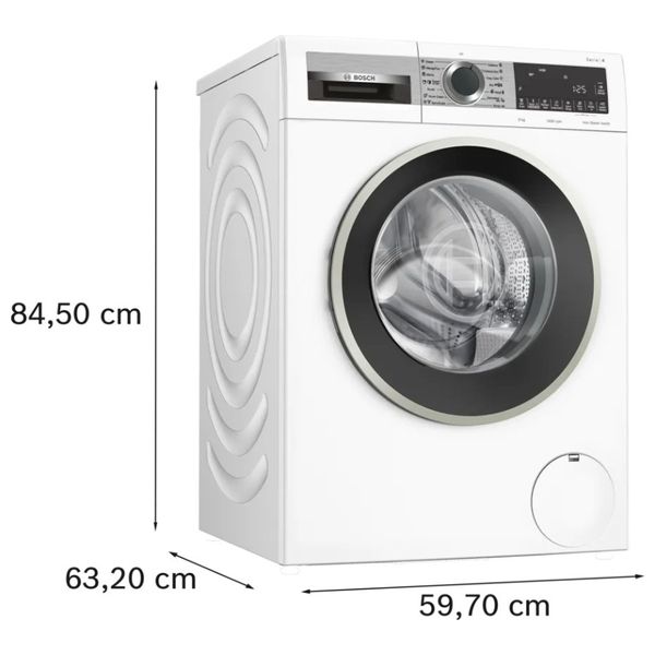 BOSCH WGA24400ME - 9Kg - 1400RPM - Front Loading Washing Machine - White