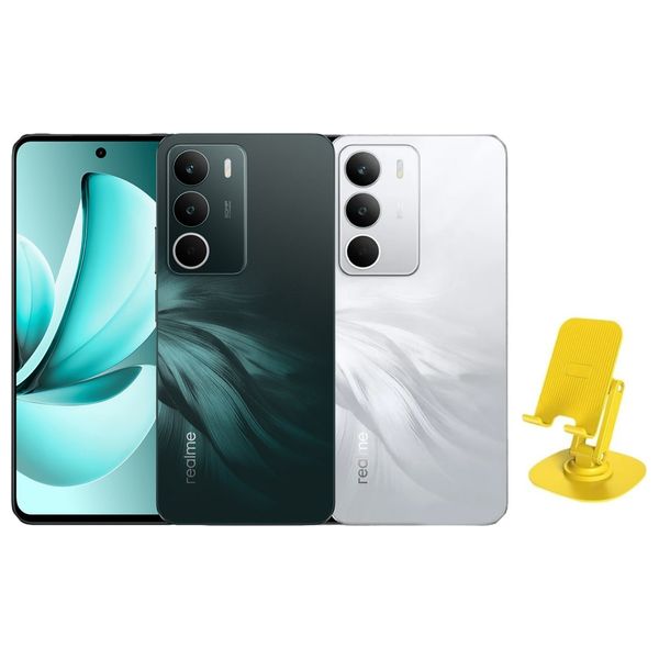 ريلمي C71 - دبل سيم - 6.67 انج شاشة - UNISOC T7250 ثماني النوى - 6300 مللي أمبير بساعة، شحن سريع 45 واط - ستاند موبايل