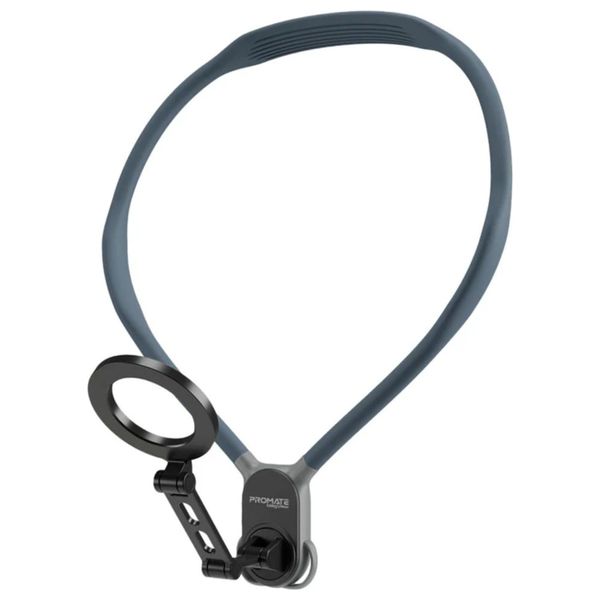  Promate MagView - Flexible Neck Magnetic Phone Mount - 360° Rotation - Strong Hold - Blue 