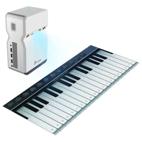  جهازعرض ذكي أفيترون Ripple - دقة Full HD 1080p - تقنية DLP - رام 4GB - ذاكرة 32GB - نظام Android 9.0 - أبيض 