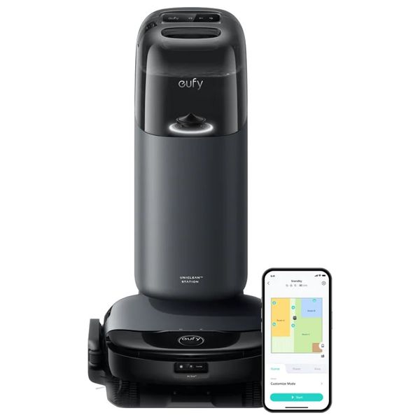  مكنسة كهربائية روبوتية انكر يوفي Omni S1 Pro - نظام هايدروجيت نظام تنظيف ثوري يعيد تعريف العناية بالأرضيات - 8000 باسكال - خريطة دقيقة للمنزل - أسود 