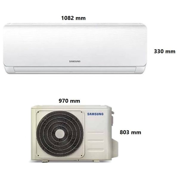 Samsung AR24BQHQGWK/IQ - 2 Ton - Wall Mounted Split - White + Free Installation