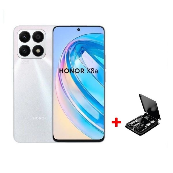 هونر x8a - دبل سيم - 128/8كيكابايت + كيبل
