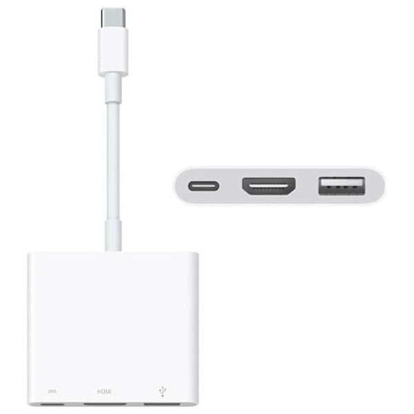  محول ابل - USB-C To Digital AV - ابيض 