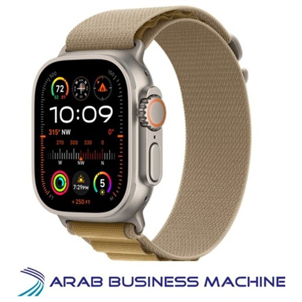  Apple Watch Ultra 2 2024 GPS + Cellular, - 49mm - Small - Natural Titanium Case with Tan Alpine Loop 