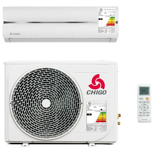  Chigo CHS-12000 - Wall Mounted Split - 1 Ton - White + Free Installation 