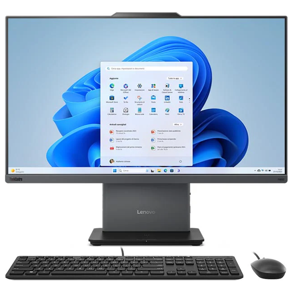 كمبيوتر مكتبي لينوفو 23.8-انج - Core i5-13420H - Integrated - دوز - 8كيكابايت/512 كيكابايت SSD - ThinkCentre neo 50a 24 Gen 5 AIO 12SC000TGR