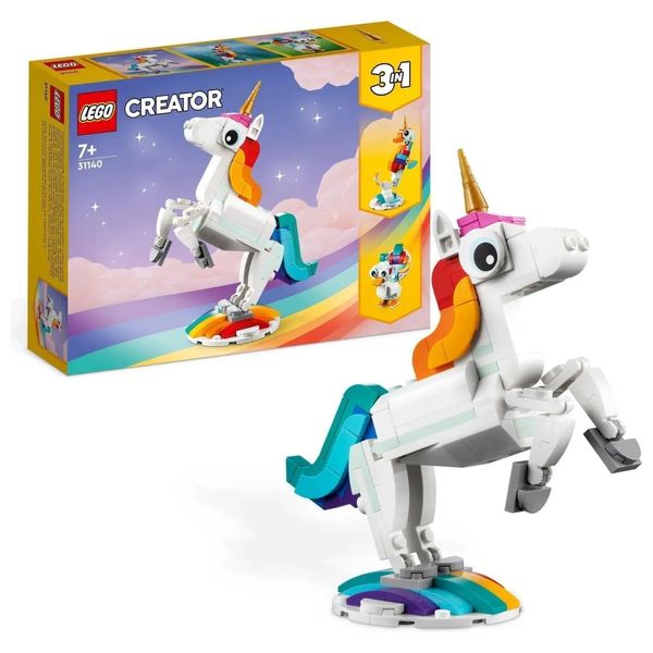  Lego Creator 3in1 Magical Unicorn - 145 Pieces 
