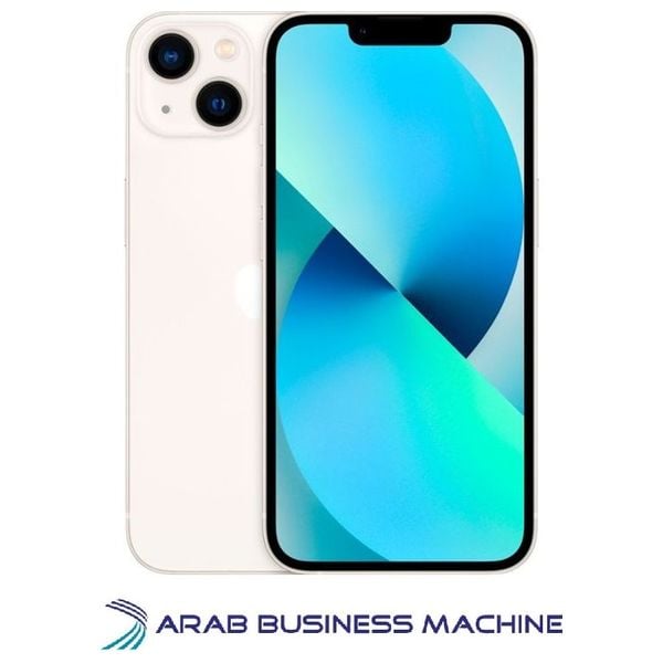 ابل ايفون 13 - 6.1 انج - شريحة A15 Bionic - خلفية من الزجاج - اطار المنيوم - شاشة مدعمة بالسيراميك