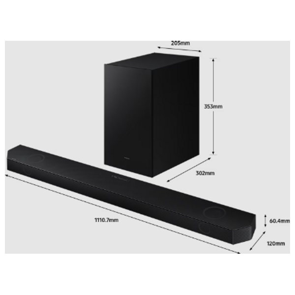 Samsung HW-Q700B - Soundbar Speaker - Black