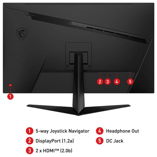  شاشة ام سي اي 31.5-انج فئة G321Q - سرعة الاستجابة 1 ملي ثانية - 170هيرتز - WQHD 