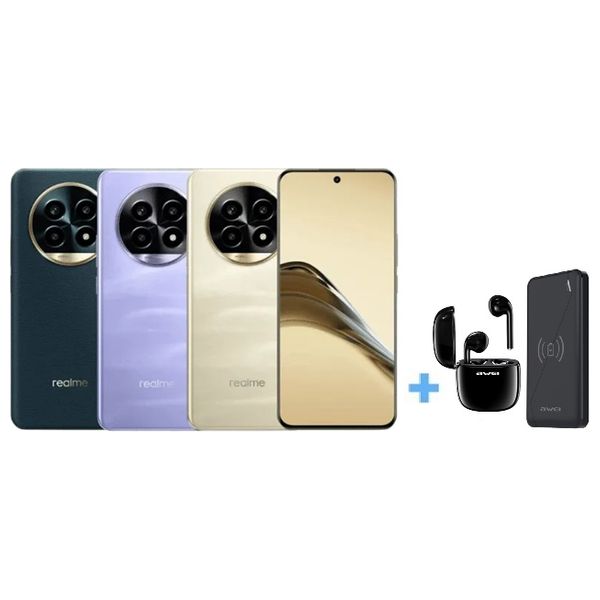 ريلمي 13 برو 5G - دبل سيم - 512/12 كيكابايت + سماعة بلوتوث داخل الاذن + شاحن وايرليس