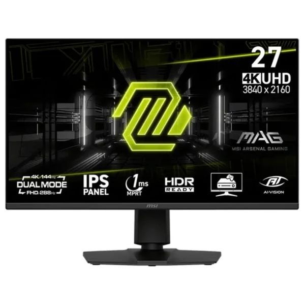 شاشة حاسبة ام اس اي 27-انج فئة MAG 275UPD E14 - سرعة الاستجابة 1ملي ثانية - شاشة مسطحة - 144هيرتز - FHD
