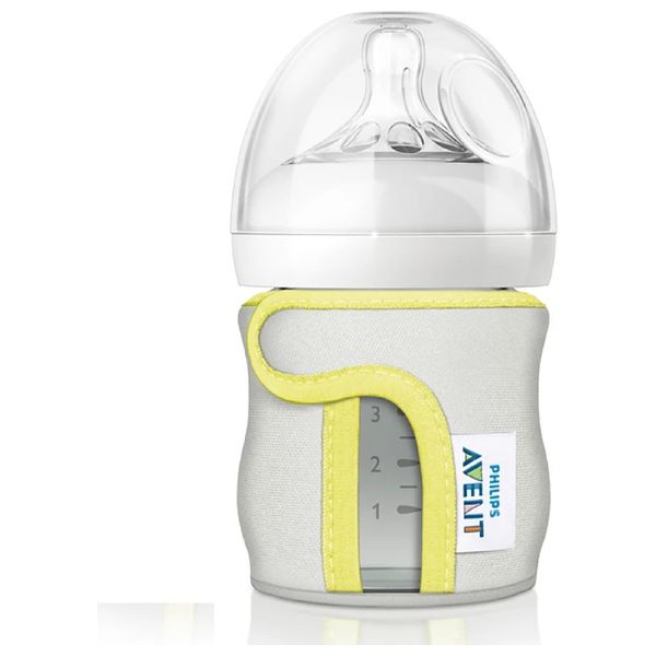  حافظة رضاعة زجاج فيليبس أفنت - رمادي 