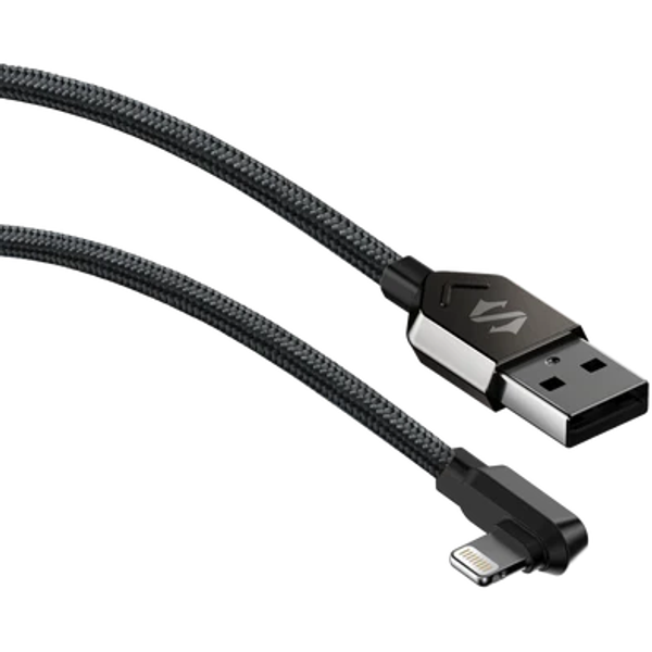 Black Shark Right-Angle - Cable For IPhone - 1.8 m - Black