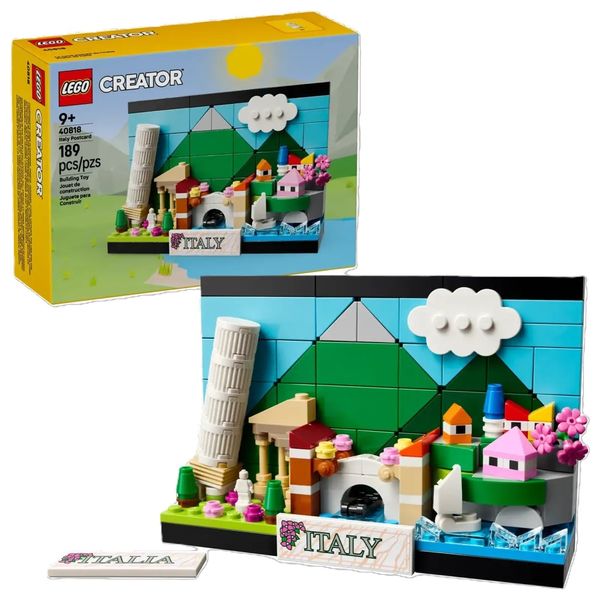  Lego Creator Italy Postcard - 189 Pieces 