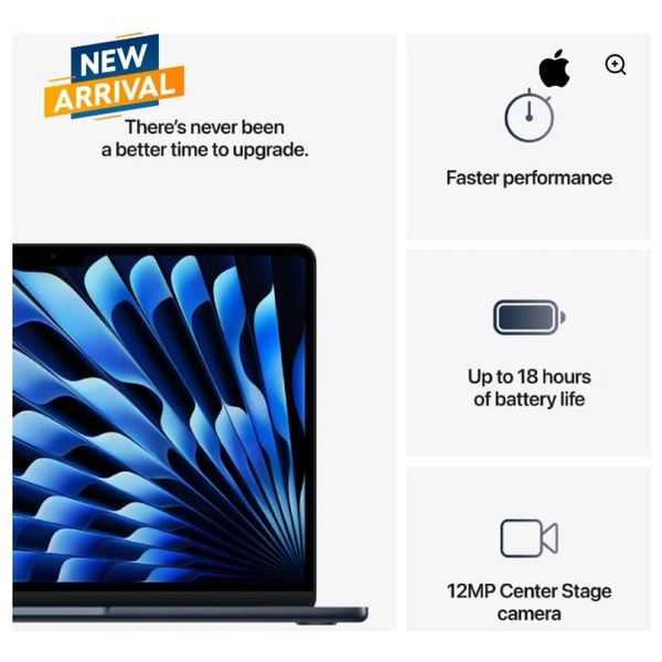 Apple 13-Inch - MacBook Air - M4 10-Core - 512GB SSD/16GB - 10-Core - MacOS - Midnight