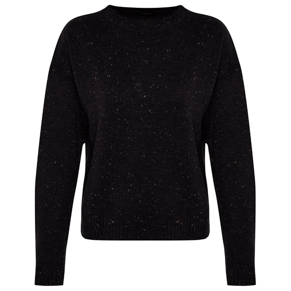 Trendyolmilla Women’s Soft Textured Nope Knitwear Sweater - Black