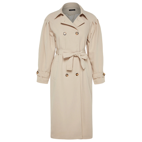 Trendyolmilla Women’s Long Coat - Beige