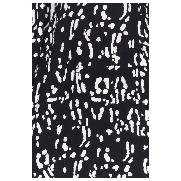 فستان نسائي ترينديول ميلا اكمام عريضة منقط - اسود