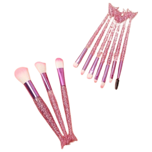  مجموعة فرش مكياج - 10 قطع 