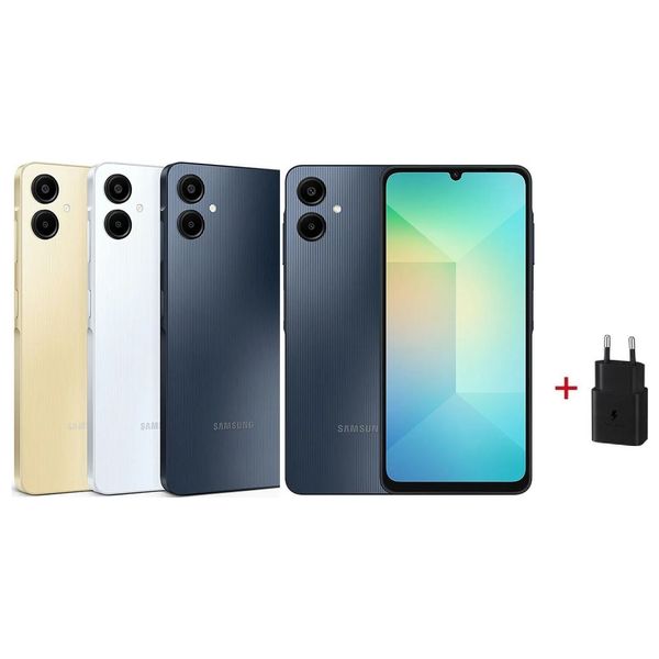Samsung Galaxy A06 - Dual SIM - 64/4GB + Charger