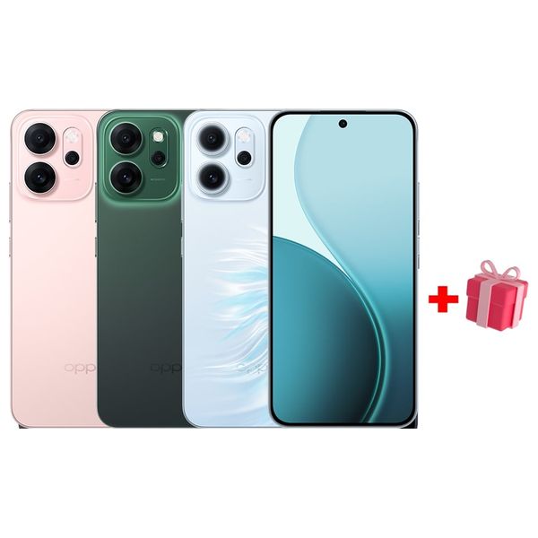 Oppo Reno 14 F - 6.57-inch Flexible AMOLED, FHD+ Resolution, 120Hz - Qualcomm SM6450 Snapdragon 6 Gen 1 (4 nm) - 6000 mAh, 45W Fast Charging + Free Gift Box
