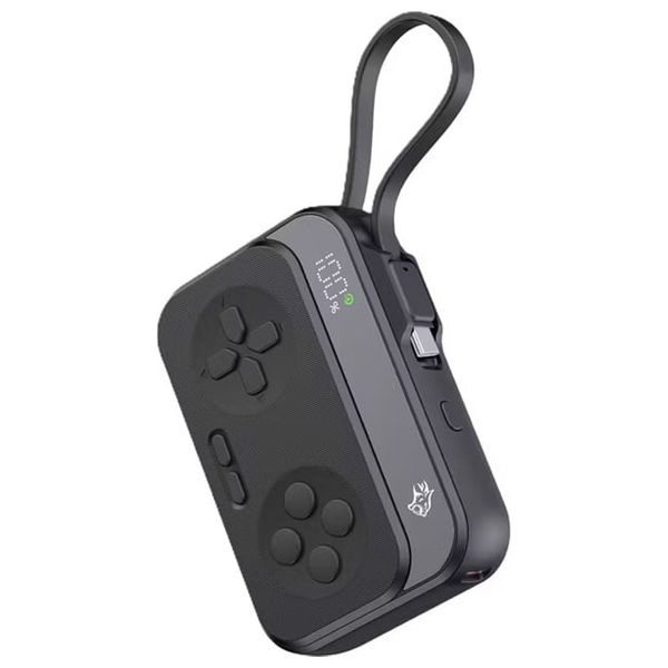  شاحن محمول بورودو مع كيبل يو اس بي سي - PDX549 BK - بطارية بحجم 10000 مللي امبير - بقوة 20 واط - اسود 