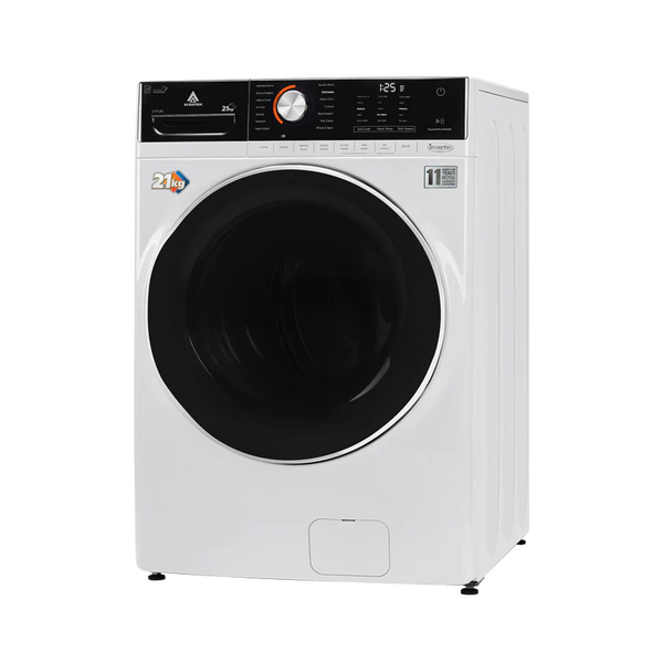 Alhafidh 21FL90 - 21Kg - 1300RPM - Front Loading Washing Machine - White