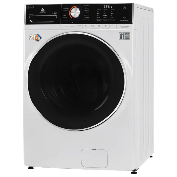 Alhafidh 21FL90 - 21Kg - 1300RPM - Front Loading Washing Machine - White