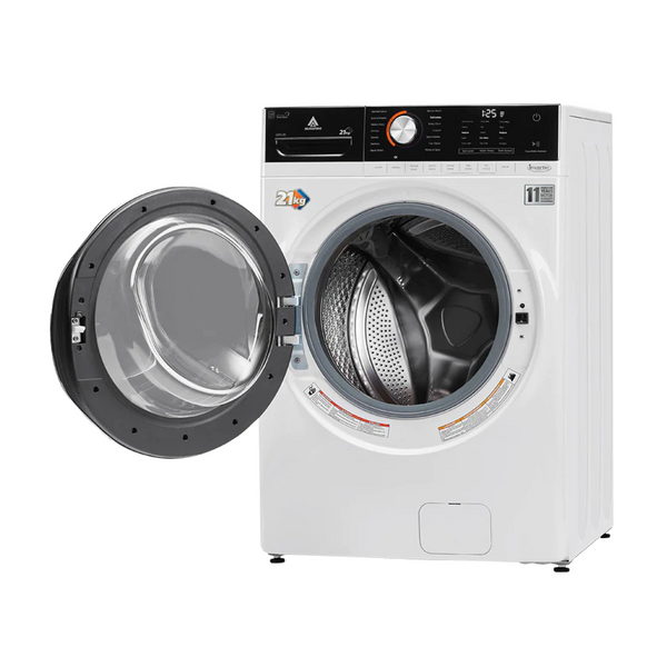 Alhafidh 21FL90 - 21Kg - 1300RPM - Front Loading Washing Machine - White
