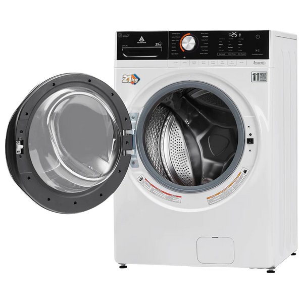 Alhafidh 21FL90 - 21Kg - 1300RPM - Front Loading Washing Machine - White