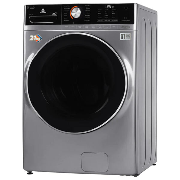 Alhafidh 21FL91 - 21Kg - 1300RPM - Front Loading Washing Machine - Silver