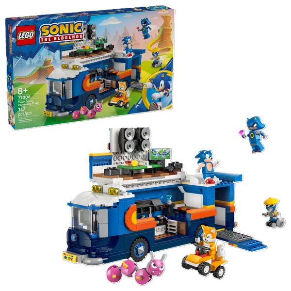  Lego Team Sonic Command Truck - 747 Pieces 