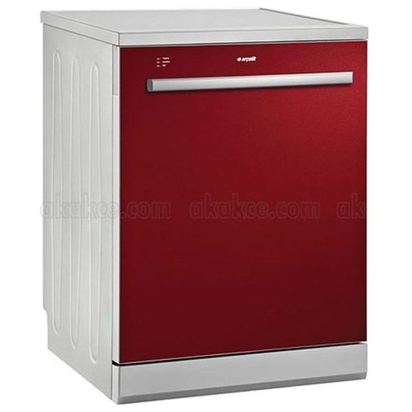 Elryan Arcelik 6384 HCR 13 Sets Dishwasher Red