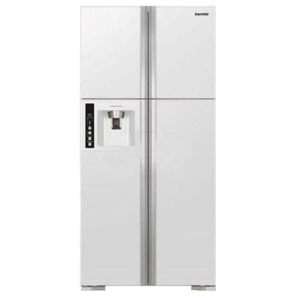 Hitachi R-W760PUQ7X - 25ft - French Door Refrigerator - Glass White