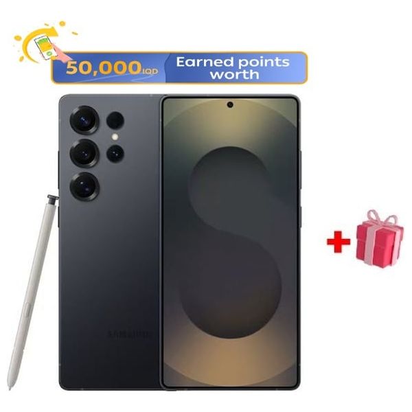 Samsung Galaxy S25 Ultra - Dual SIM - 6.9 Inch Dynamic LTPO Amoled 2X 120 Hz, HDR10+ - Snapdragon 8 Elite (3 nm) - 5000 mAh, 45W - With Galaxy AI + Free Gift