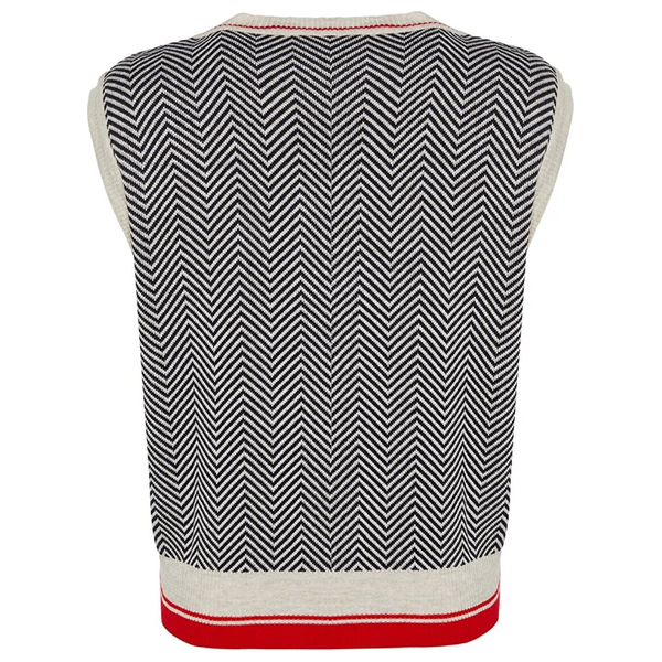 كنزة نسائي قبة V بدون اكمام ترينديول ميلا - بيجي