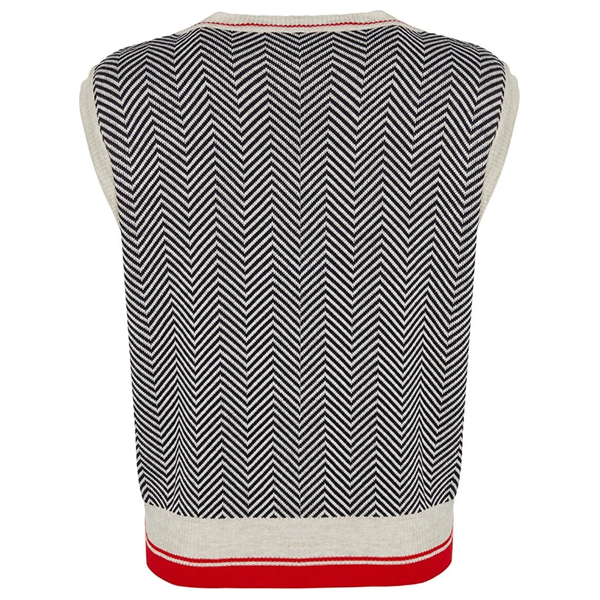 كنزة نسائي قبة V بدون اكمام ترينديول ميلا - بيجي