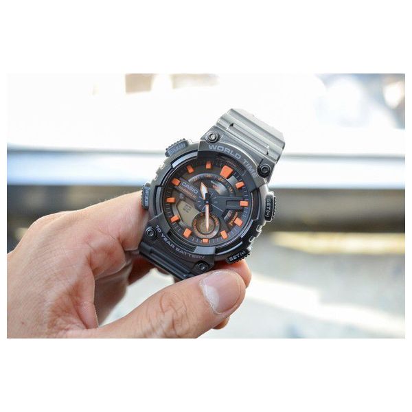 Elryan Casio Watch AEQ110W1A2VDF For Men Analog Display Resin