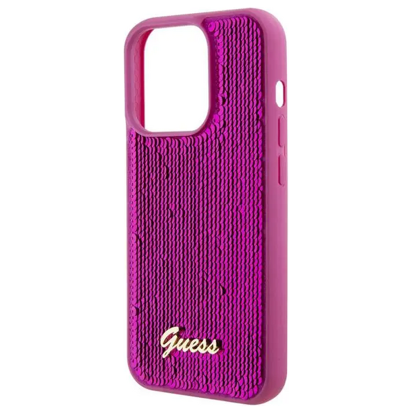 Guess GUHCP15XPSFDGSF - Mobile Cover For iPhone 15 Pro Max - Fuchsia